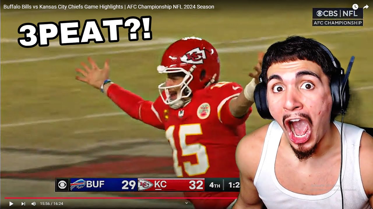 The Chiefs OWN Buffalo... Bills vs Chiefs Highlights Reaction | AFC Championship NFL 2024 Season