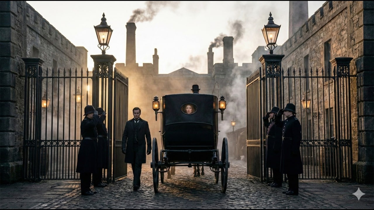 She Jumped In for Safety and Clung to the Most Feared Duke as the Bandits Surrounded the Carriage