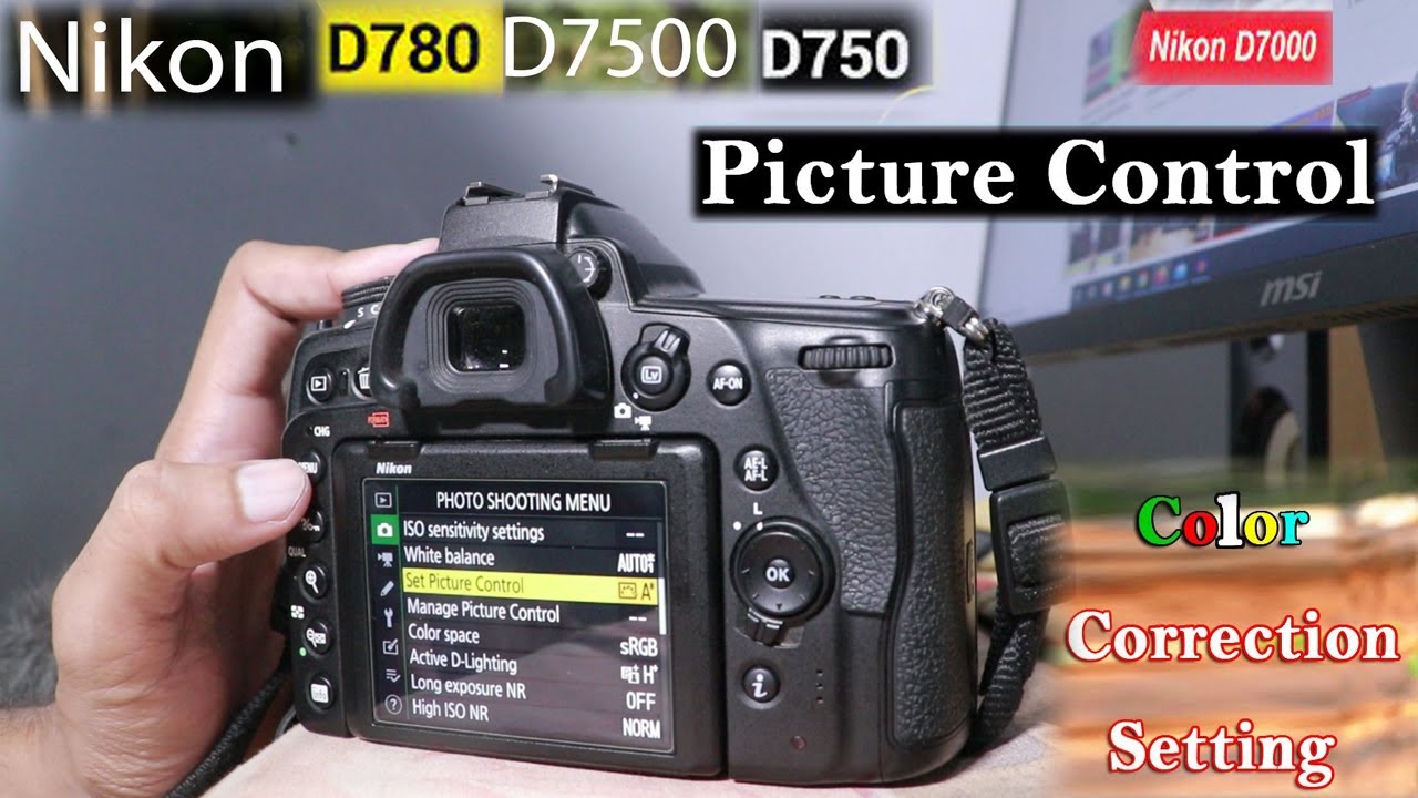 How to set colour in nikon (in Hindi )  