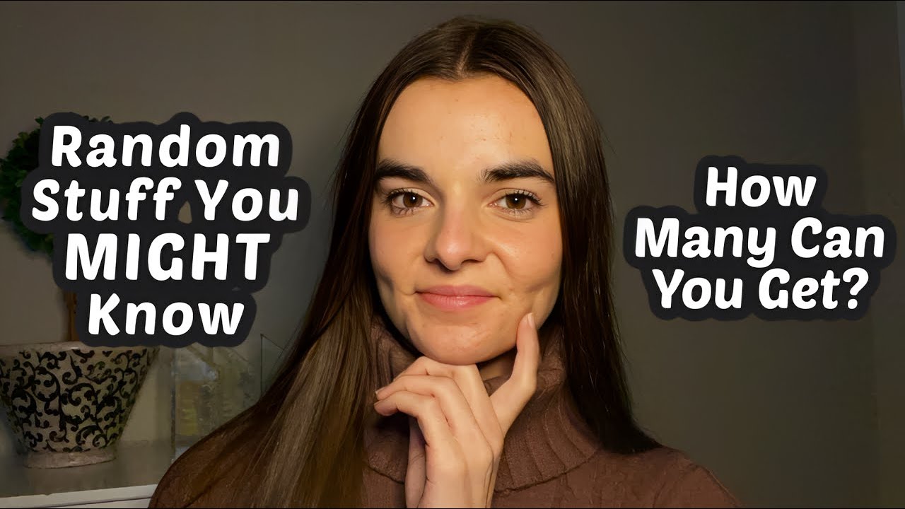ASMR Random Stuff You MIGHT Know | 100 General Knowledge Trivia Questions