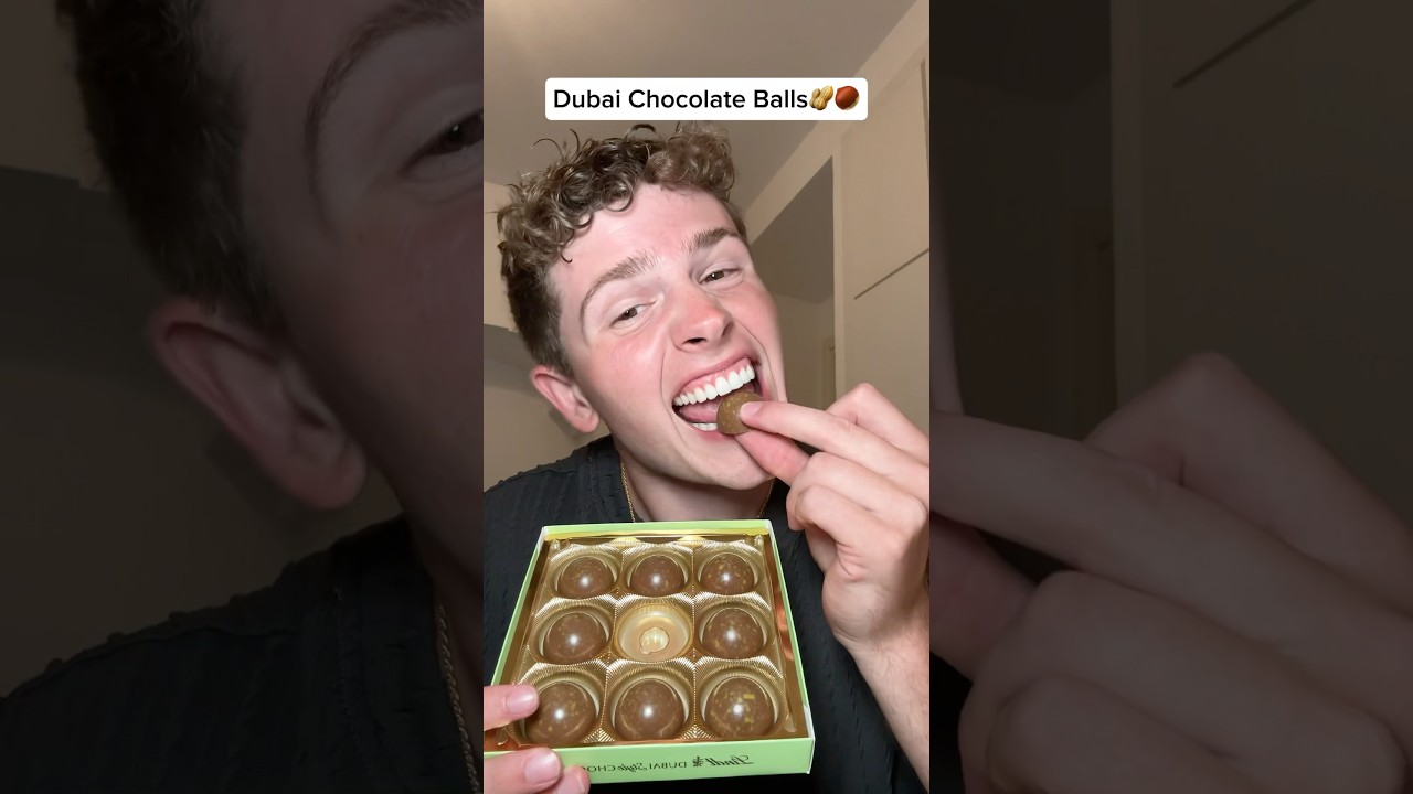 Eating Balls of Dubai Chocolate For The Day!