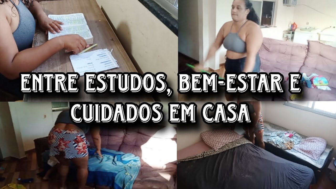 Entre Estudos 📚, Bem-Estar 💆‍♀️ e Cuidados em Casa 🏡 | Rotina Diária ✨