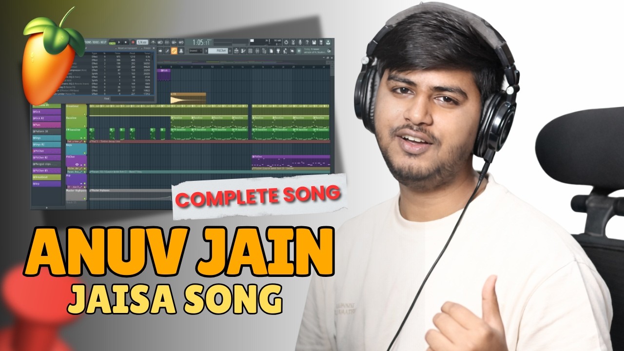 Indie Style Song Production in FL Studio | Guitar Pattern & Beat | Aarush | Bluestrings Studios