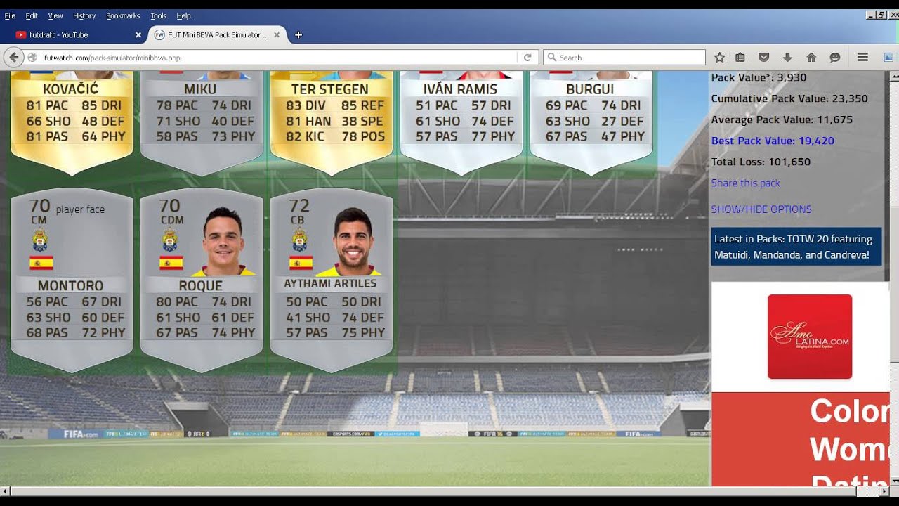 futwatch--liga bbva pack opening (i got der stegen wtf!!!)