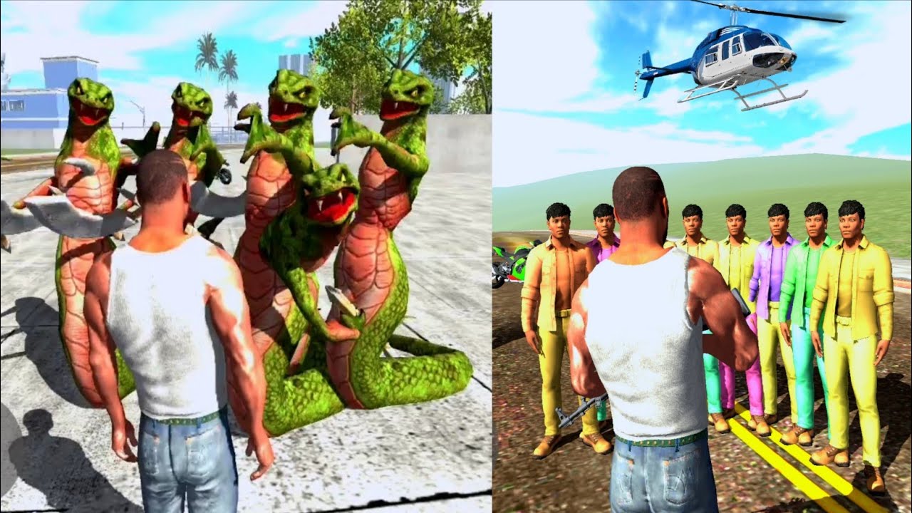 Kitnap And Snake Monster Attack On The Road In Jurassic Park 😡 | Indian Bike Driving 3D