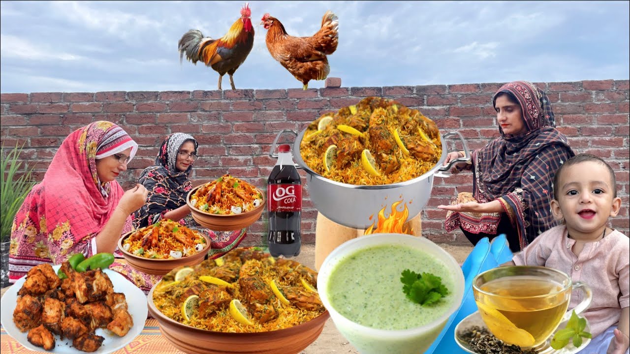 My dear nephew came to home,and I made chicken fried rice and mint lemon gree tea