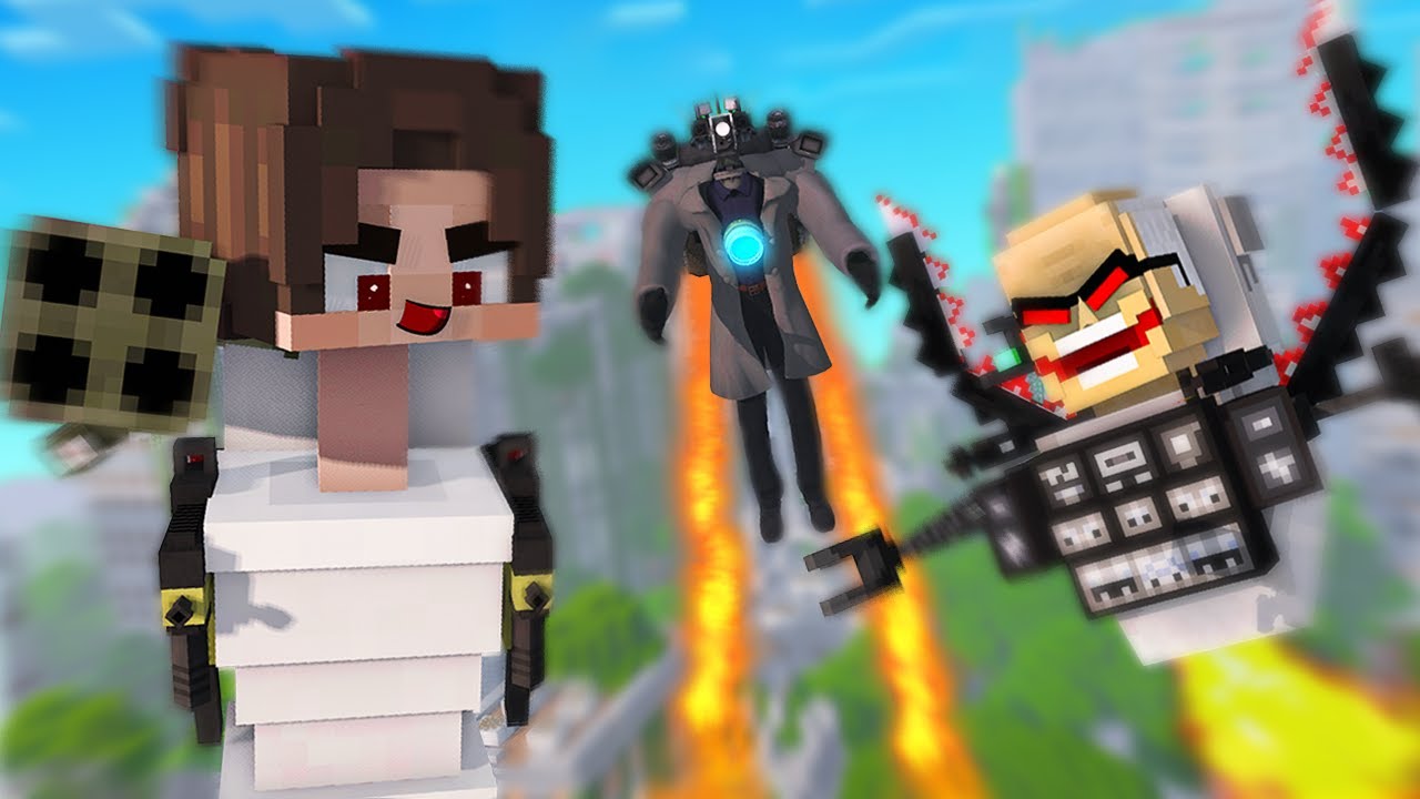 SKIBIDI PROFESSOR İLE TITAN CAMERAMAN'A SALDIRDIK !!💥- Minecraft