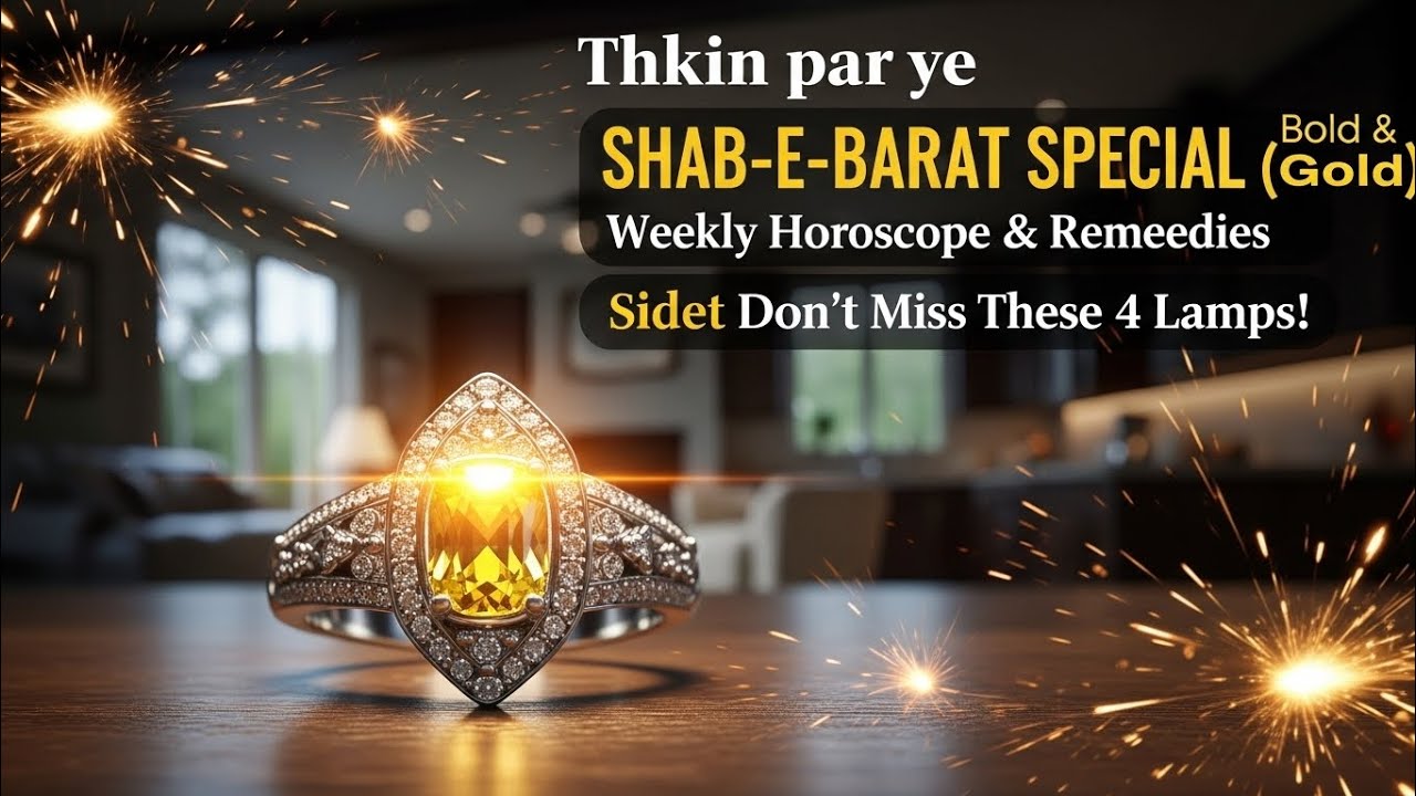 Powerful Spiritual Tips for Shab-e-Barat 2026 | Weekly Astrology & Horoscope