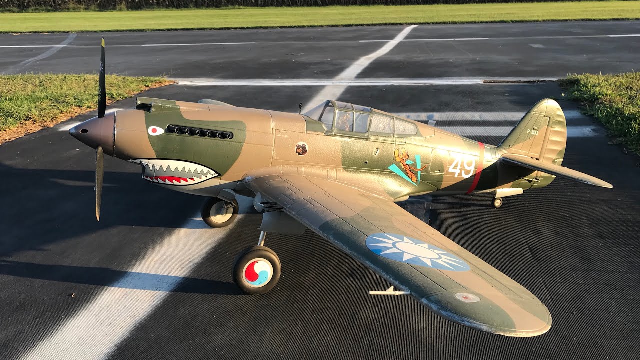 FMS P-40B 1400mm Flying Tiger Mosquito Coast Ops