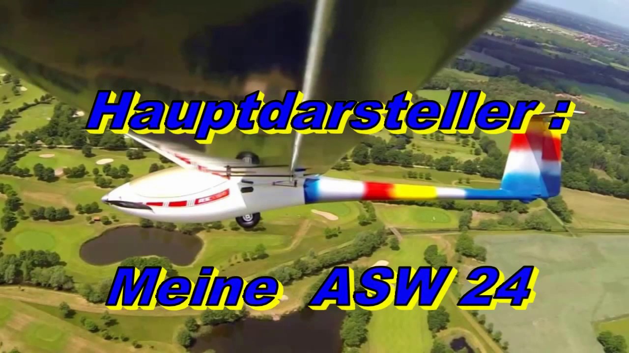 GOLFPLATZ von oben - Segler Modell mit onboard Videokamera