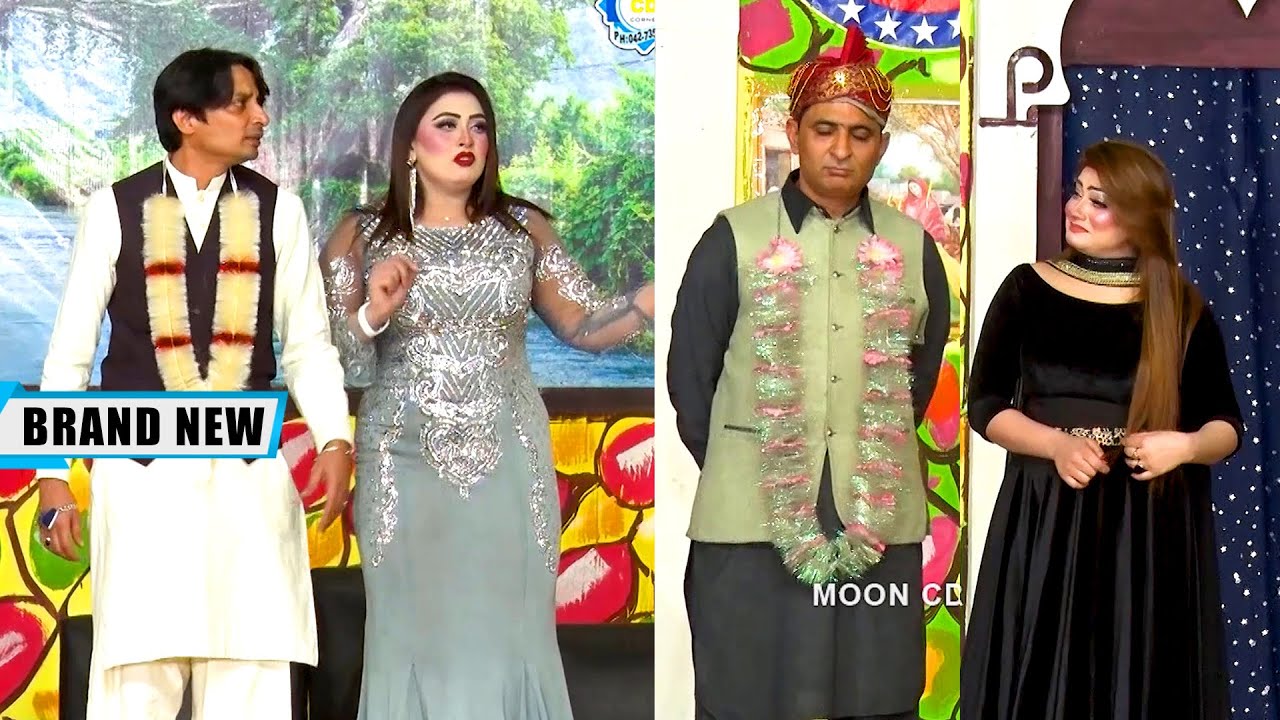 Amjad Rana with Nida Khan and Sana Khan | Comedy Clip | Stage Drama 2023 | Punjabi Stage Drama