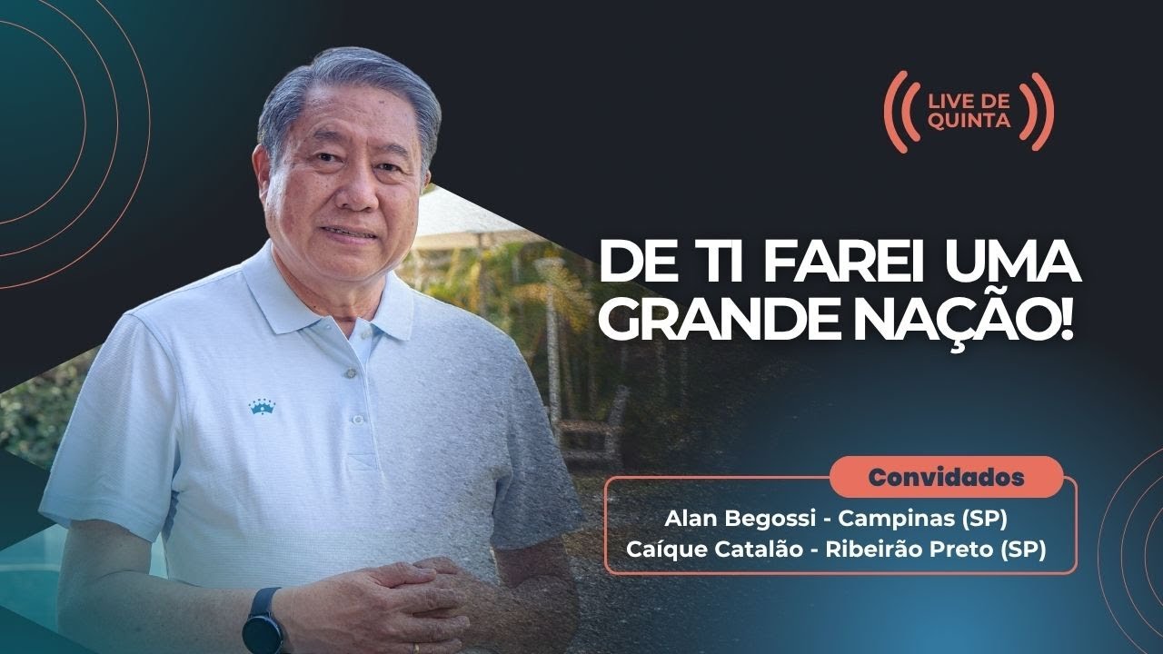 [ LIVE ] De ti farei uma grande na&ccedil;&atilde;o! | Pedro Dong