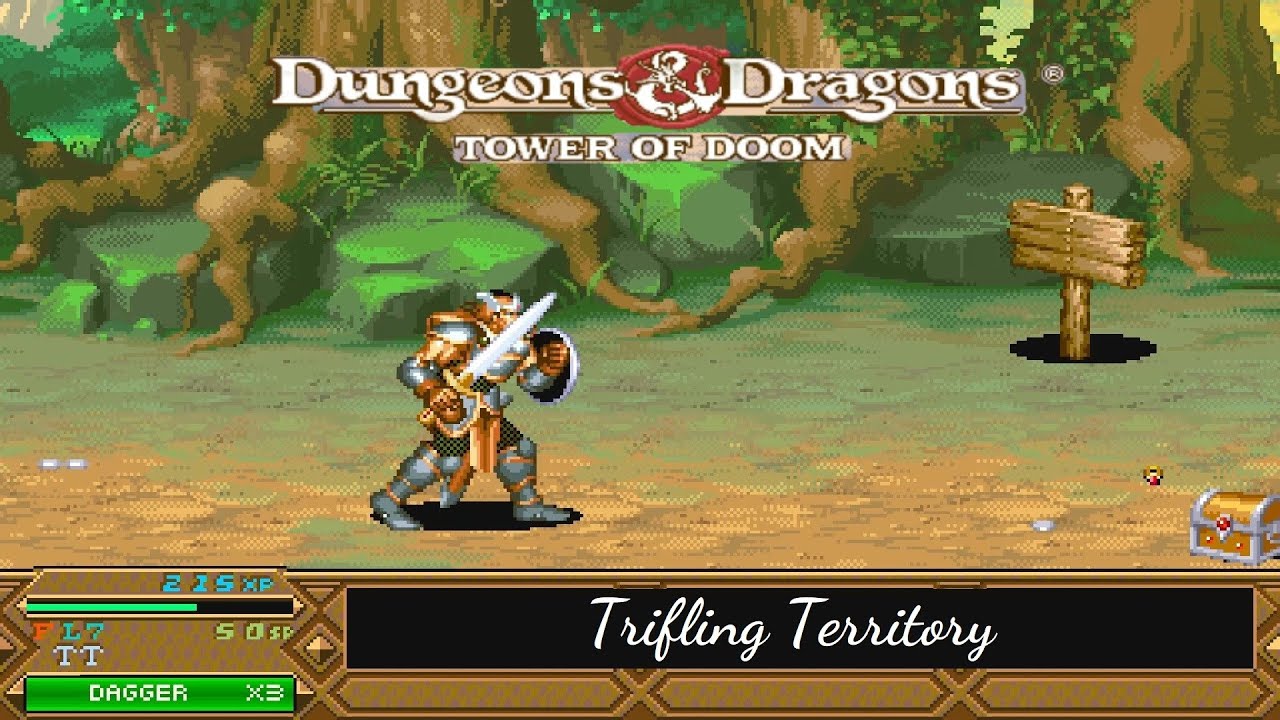 Dungeons & Dragons: Tower of Doom Full Gameplay with The Fighter | Arcade | Capcom