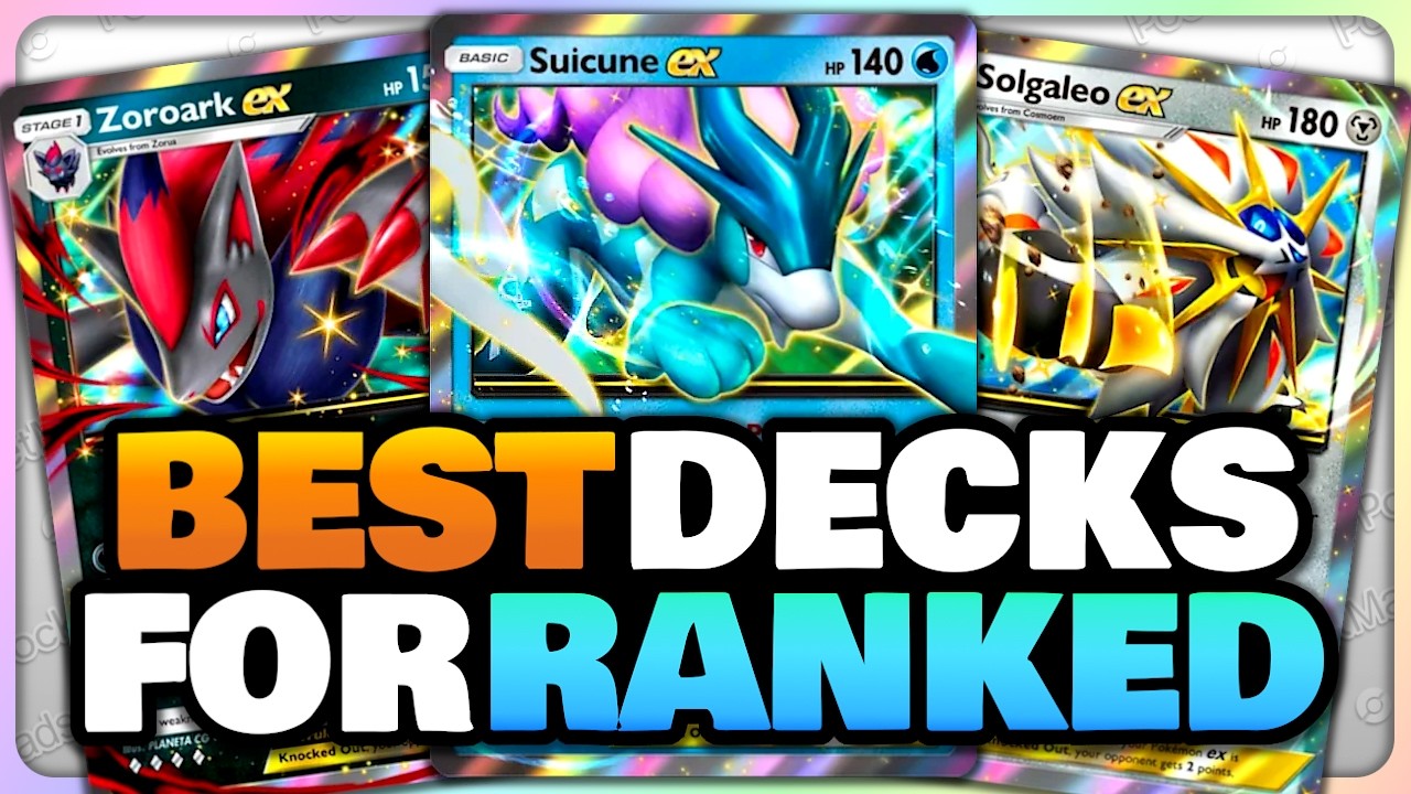 The BEST DECKS To Finish The RANKED SEASON!!! | Pokemon TCG Pocket