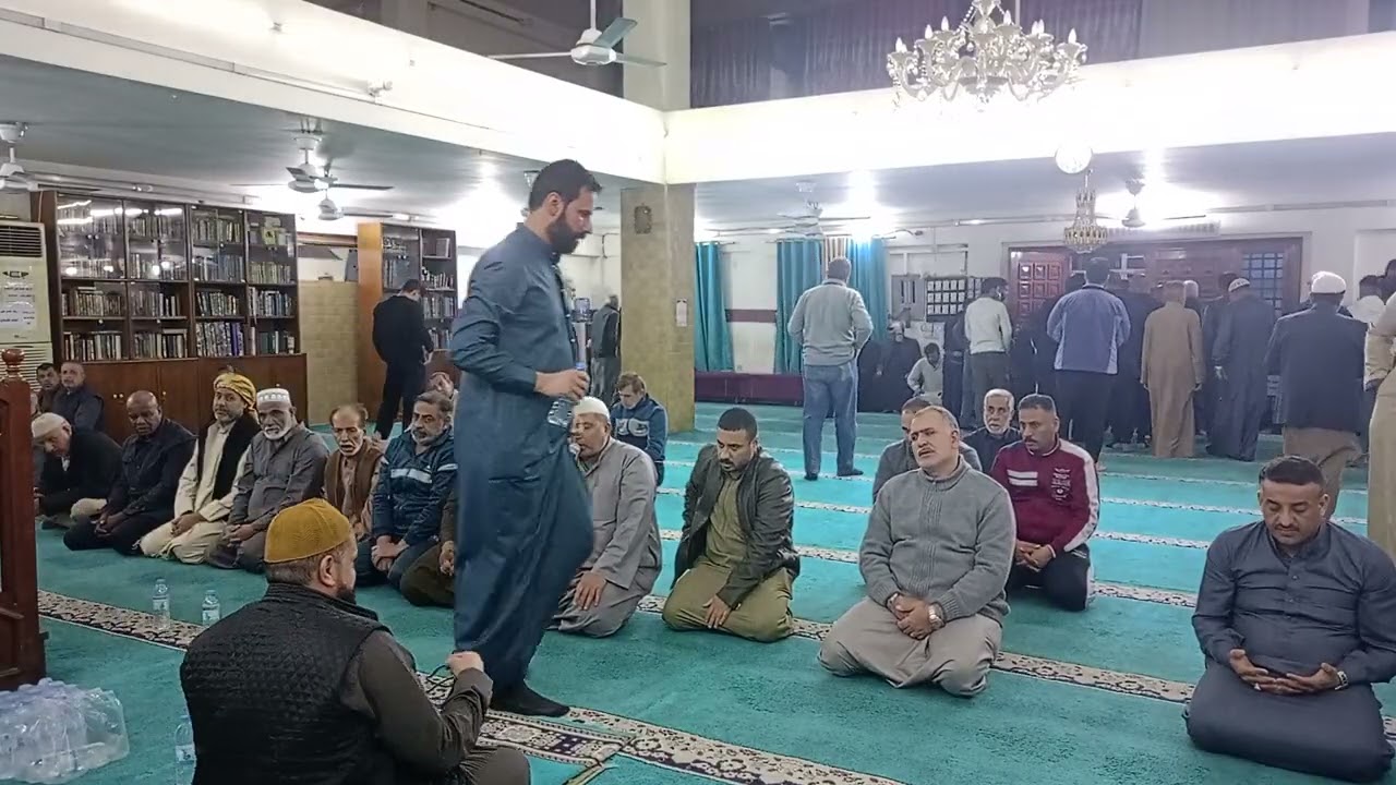 4رقم 4#3#2026 صلاه تراويح في شهر رمضان يوم 15جامع عرفات كان أمام الصلاةدكتور حيدر هادي العودة رفاعي