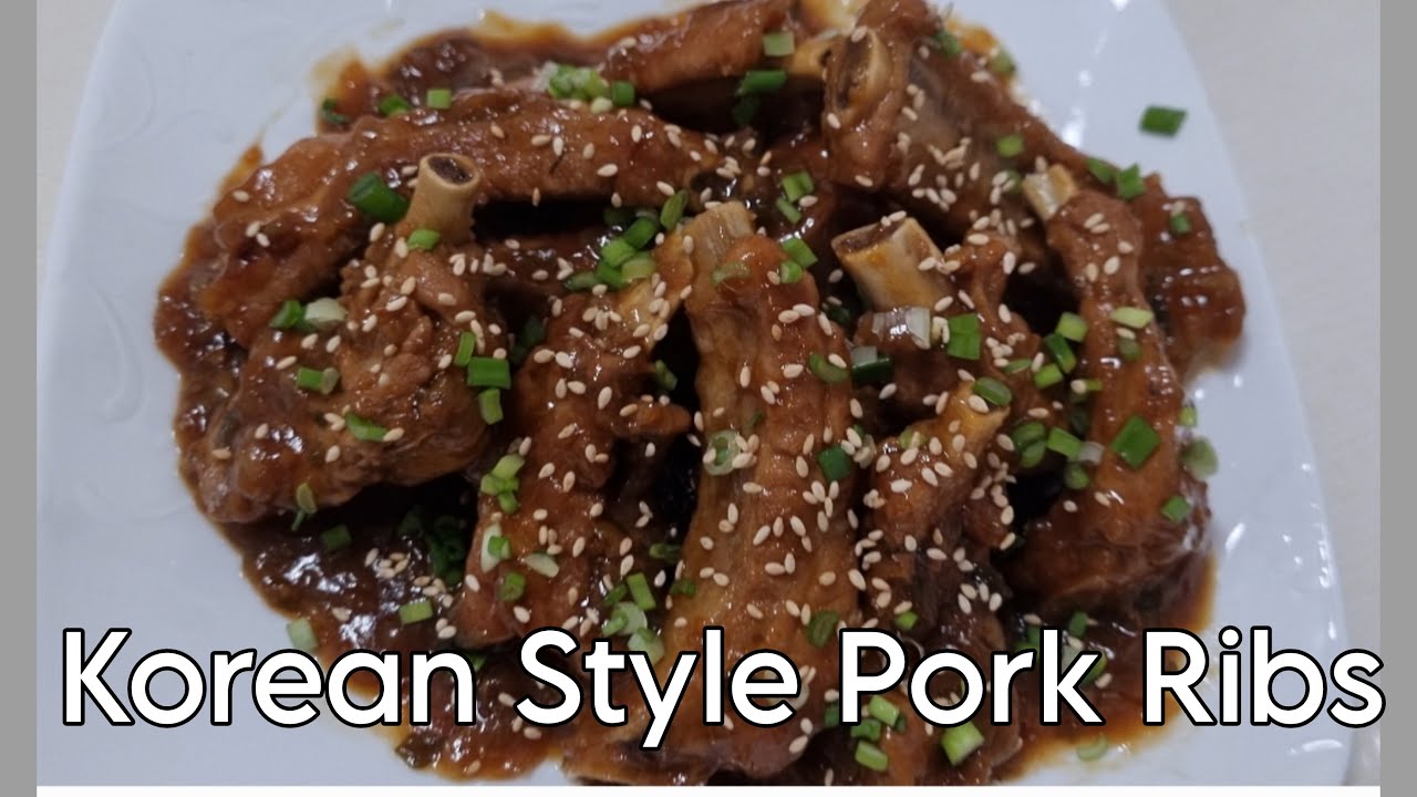 Korean Style Pork Ribs Recipe