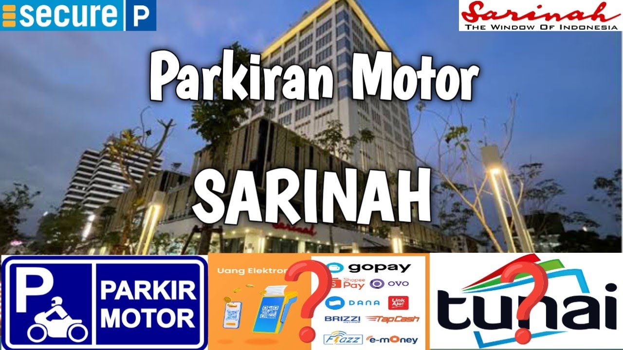 Tempat Parkir Motor Resmi SARINAH Jakarta | Tempatnya Tersembunyi Disini Pintu Masuk & Keluarnya...