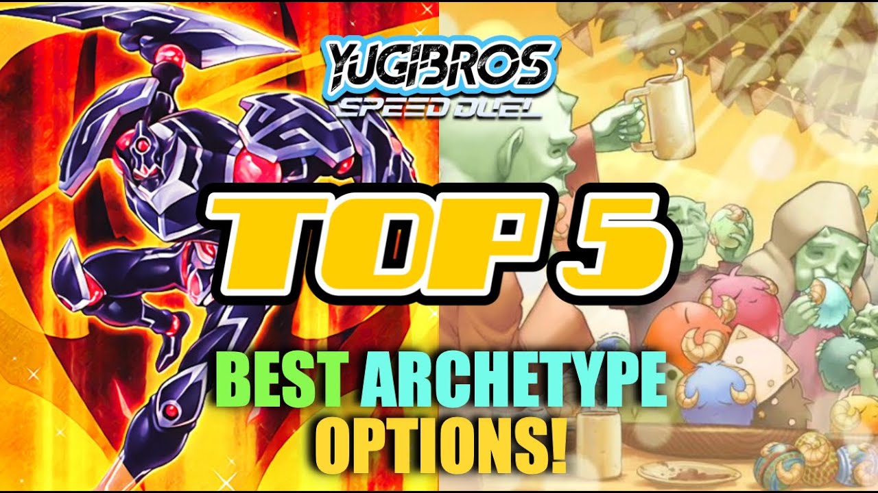 The **TOP 5** BEST Archetype Specific Options!! - from the Speed Duels Streets of Battle City Box!!