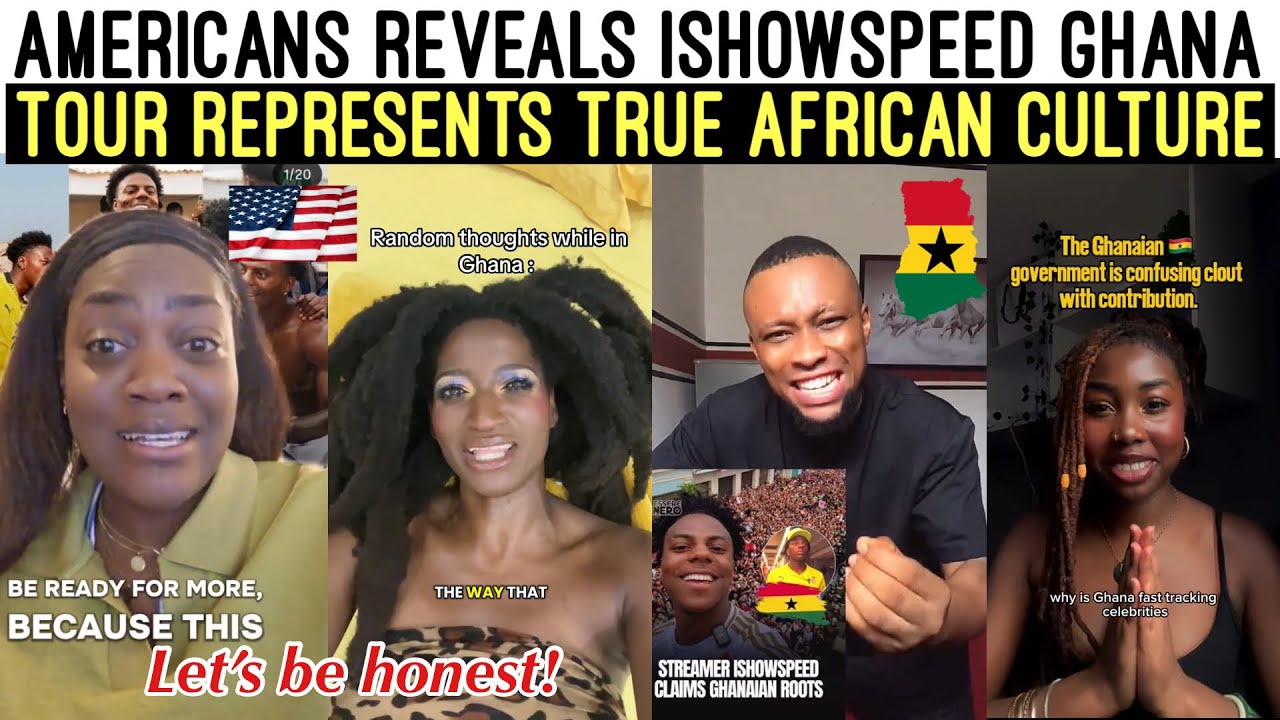 NIGERIANS IN DISBELIEF😩 AS AMERICANS 🇺🇸ISHOWSPEED GHANA TOUR REPRESENTS TRUE AFRICAN CULTURE!