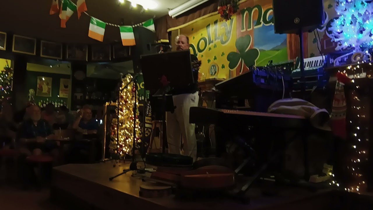 Irish Pub Gastsänger.Puerto de la Cruz im Dez.24