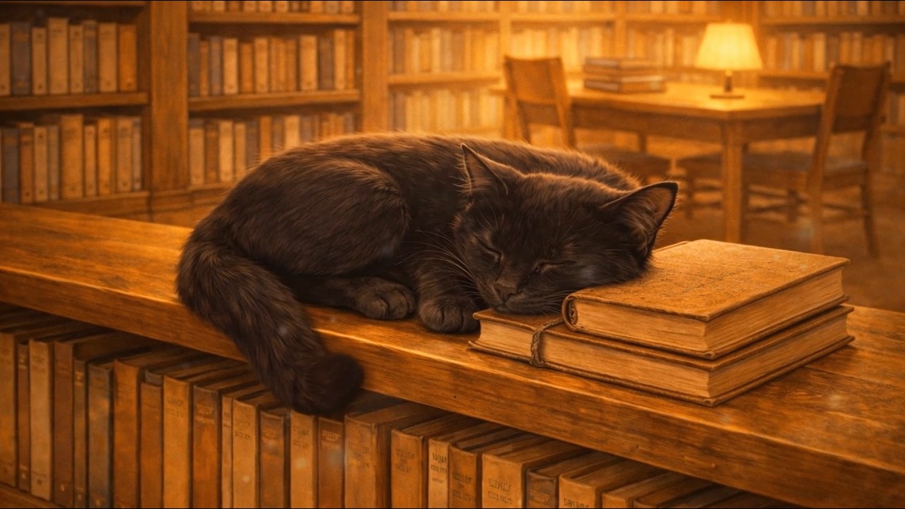 Quiet Library Desk 📖 Study Lo-fi for Focus, Reading & Relax | 作業用BGM