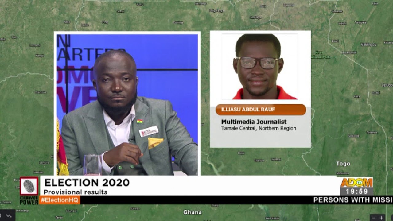 Election 2020: Provisional result - Election Night on Adom TV (7-12-20)
