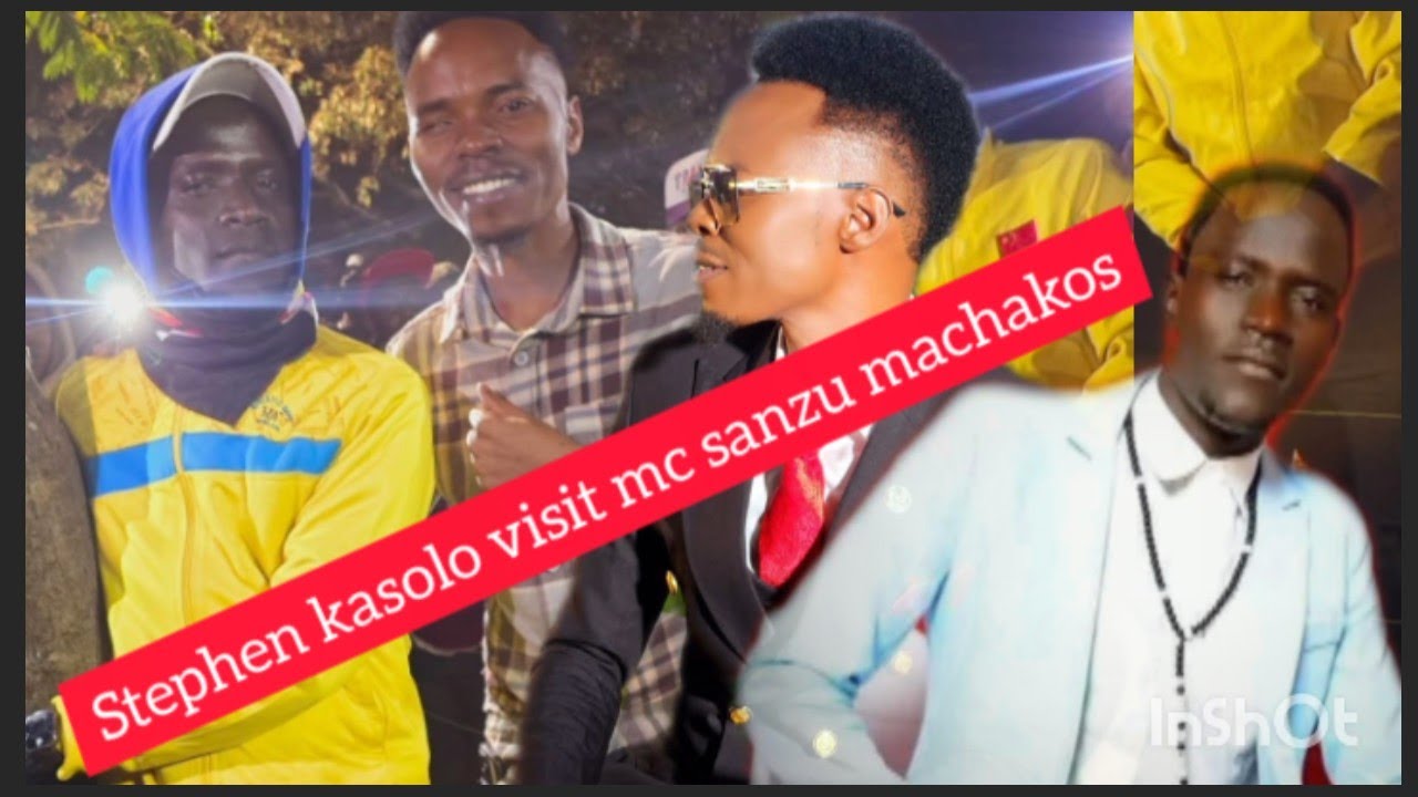 STEPHEN KASOLO VISITS MC SANZU AT MACHAKOS
