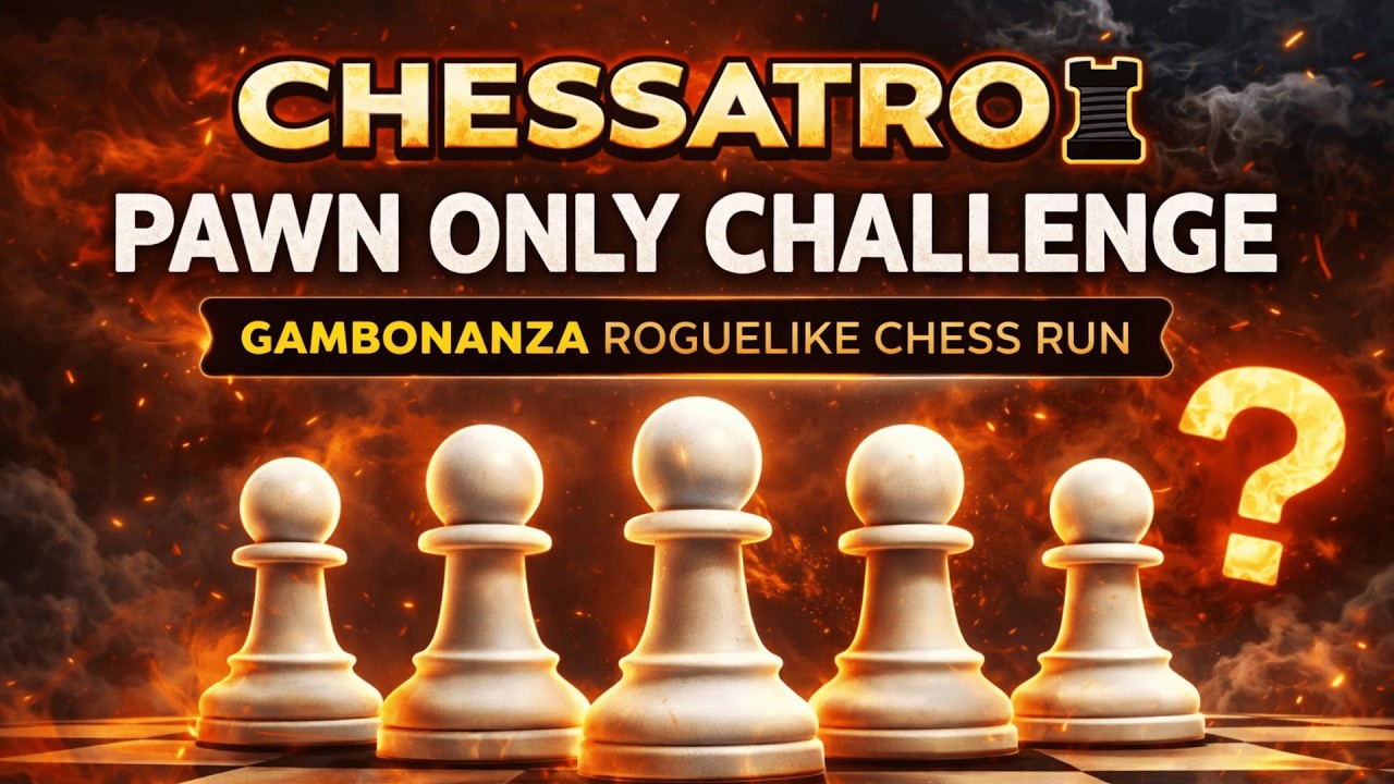 I Deleted My Army… Pawn Only Challenge | CHESSATRO Gambonanza