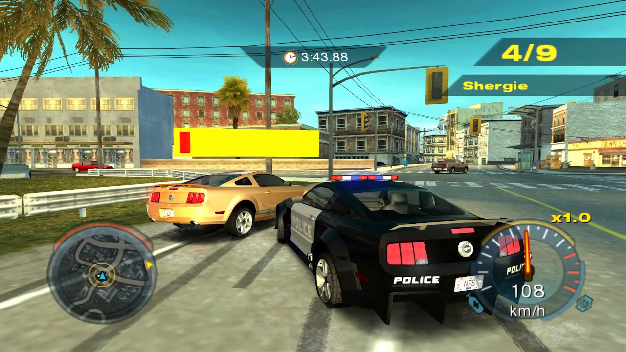 Need for Speed Undercover (PS2) - Cop Mode / Ford Mustang GT