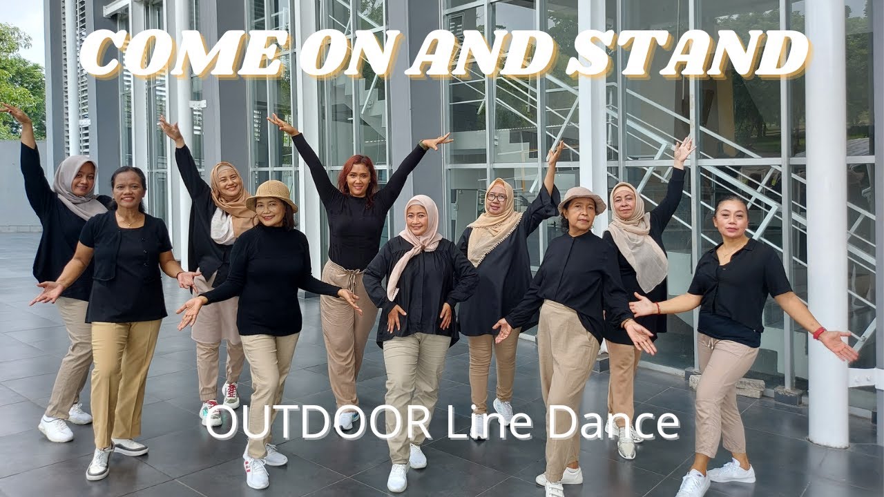 COME ON AND STAND Line Dance | Choreo by Jun Andrizal INA | Demo by OUTDOOR LINE DANCE