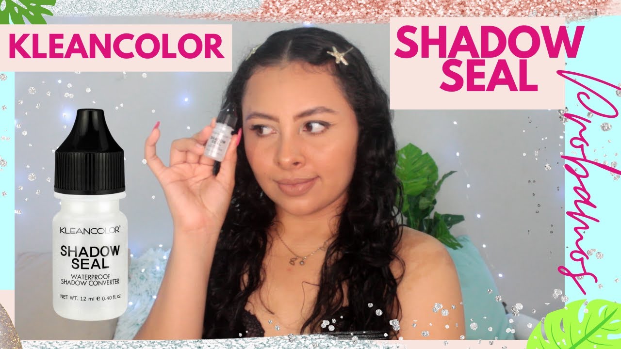 PROBAMOS SHADOW SEAL KLEANCOLOR - CONVERTIDOR WATERPROOF ( A PRUEA DE AGUA) | HolaLizy 🦋