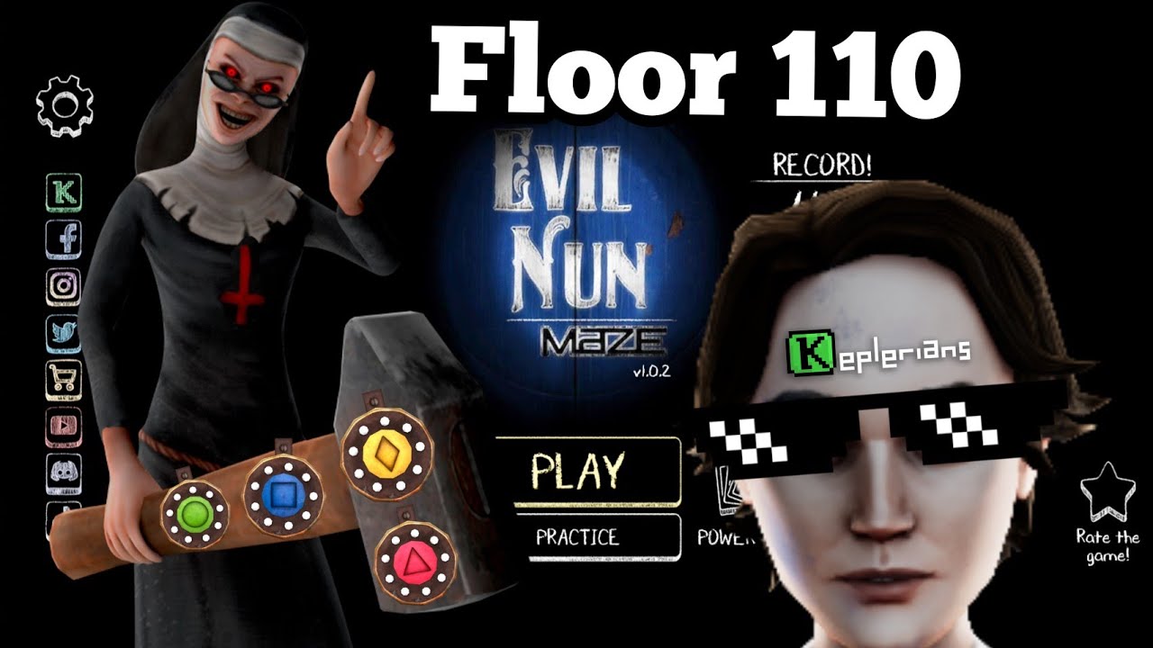Evil Nun Maze 110 💯😎