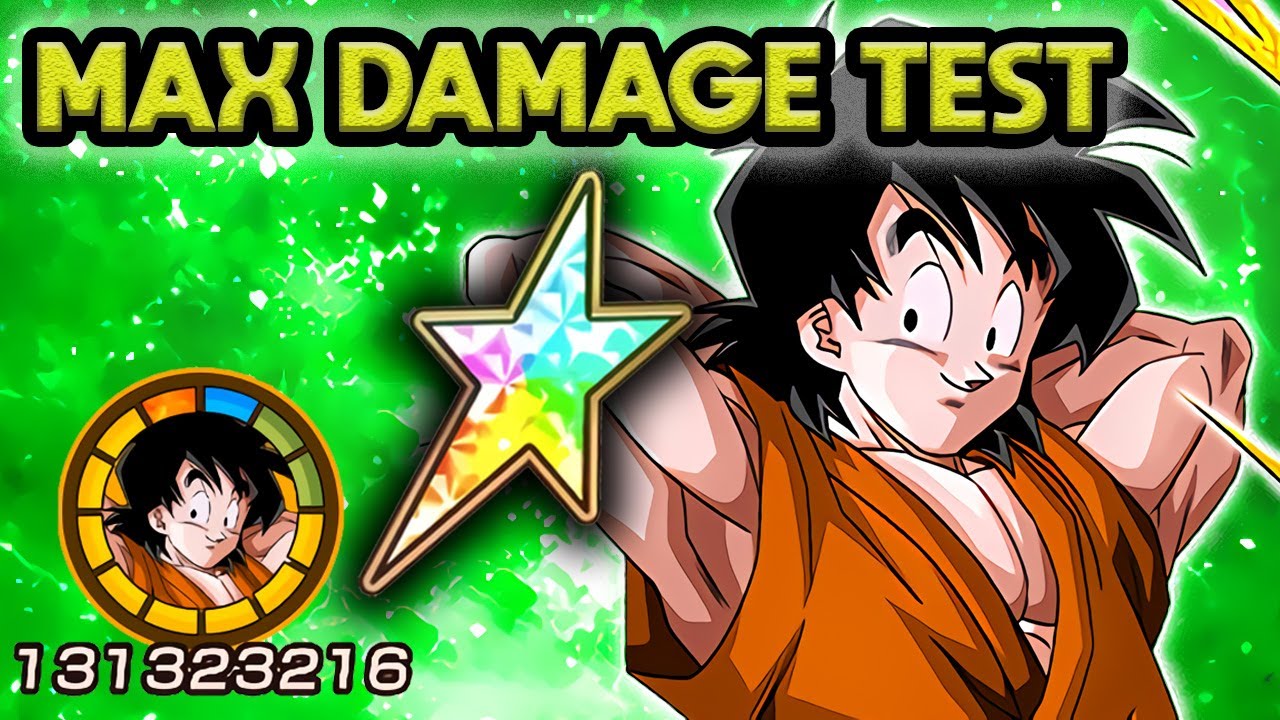 100% F2P GOTEN TEEN MAX DAMAGE NUKE TEST! Dragon Ball Z Dokkan Battle