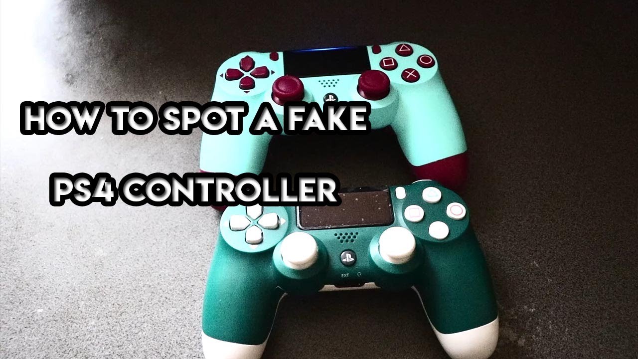 Как распознать поддельный контроллер PS4