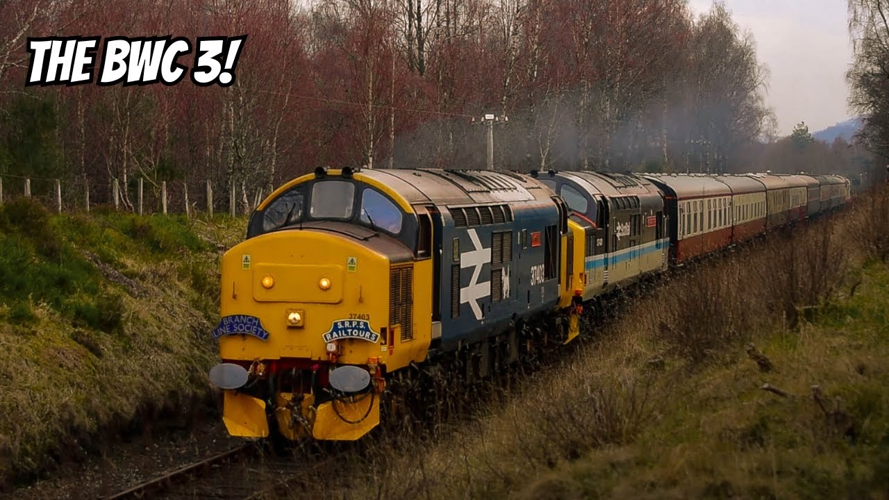 Chasing Branch line society's BWC Railtour in the Scottish highlands!