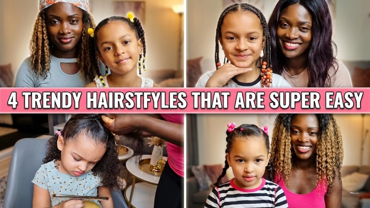 4 Trendy Hairstyles That Are Super Easy | Quick & Cute Hair Tutorials (2026)