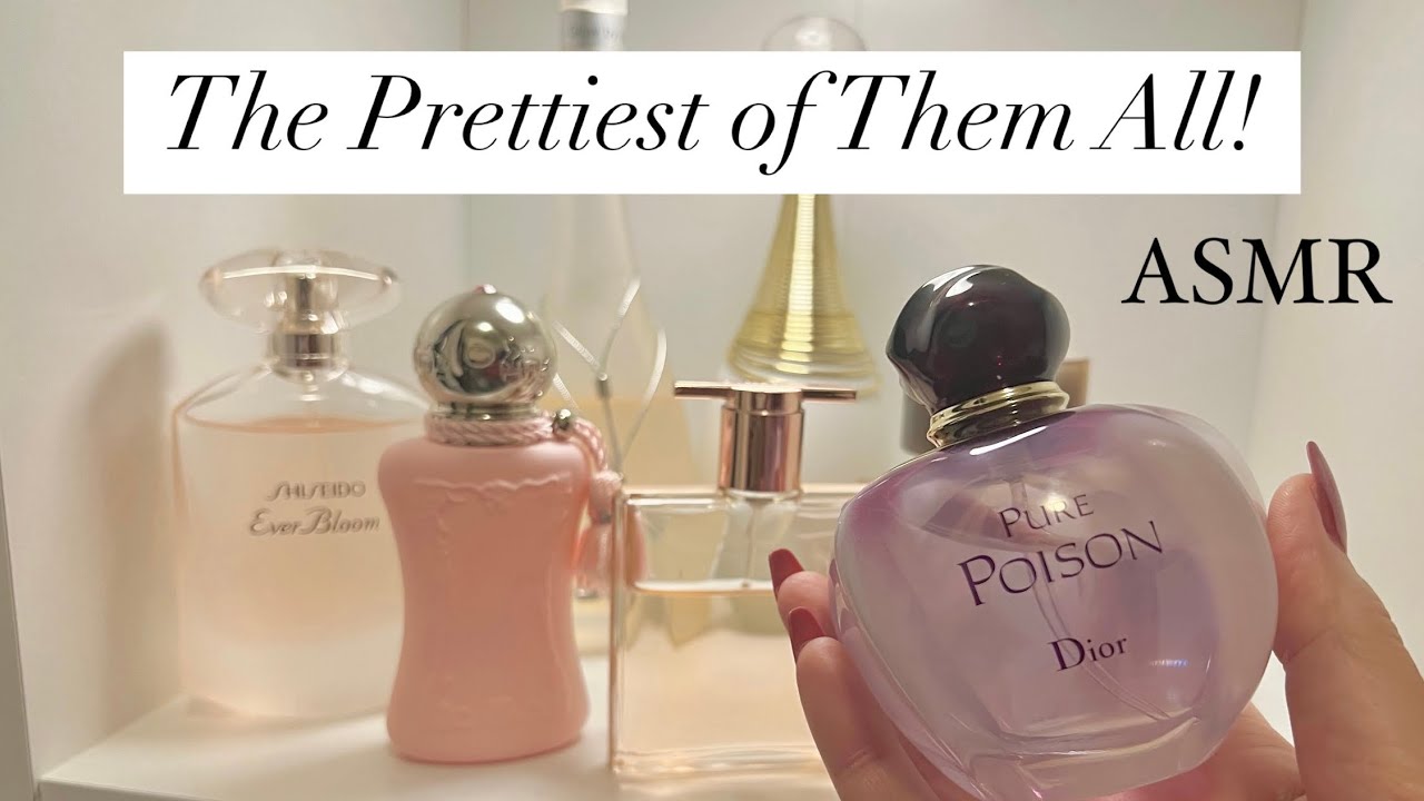 My Perfume Collection Prettiest Bottles! ✨Soft & Calm ASMR To Help You Relax 💕