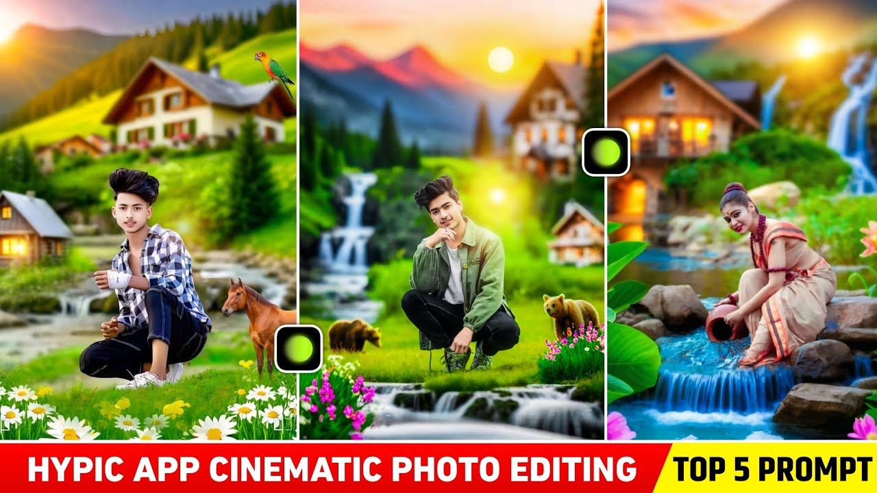 Hypic cinematic photo editing prompt | Hypic app background change | Hypic photo editor 2025