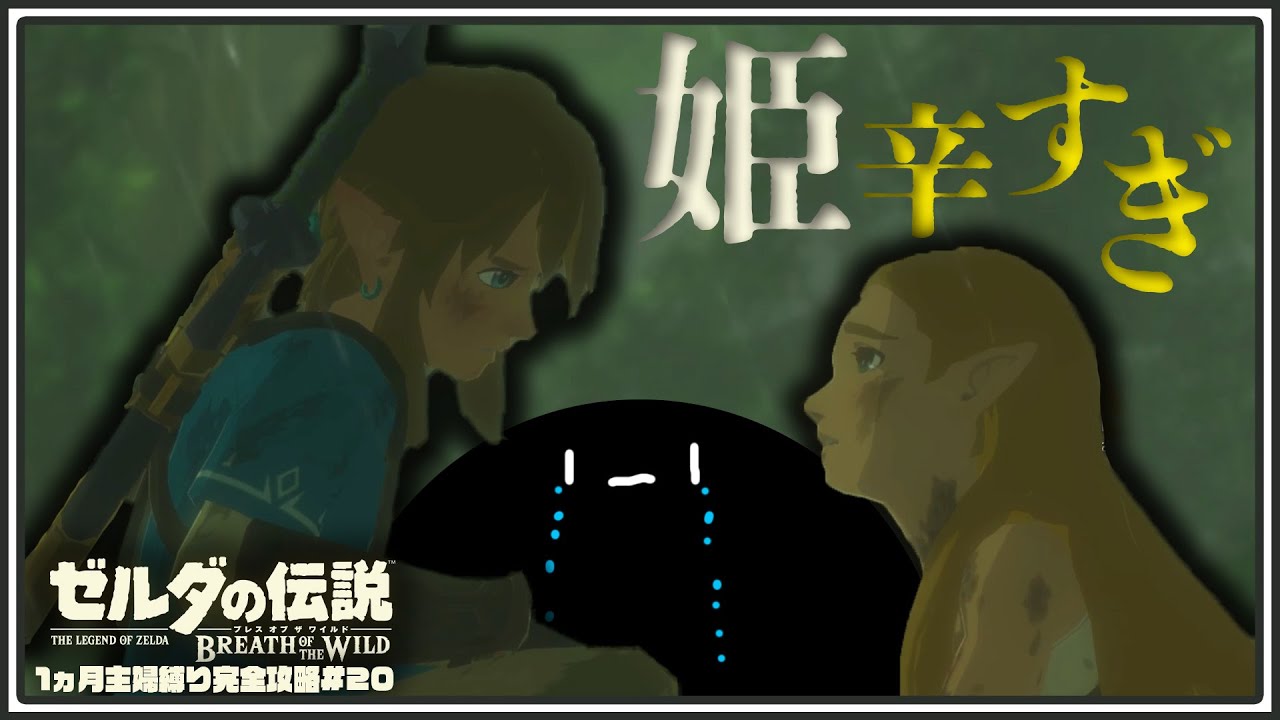 【制限時間１ヵ月主婦縛り完全攻略】part20 辛すぎるゼルダ姫【ゼルダの伝説ブレスオブザワイルド】