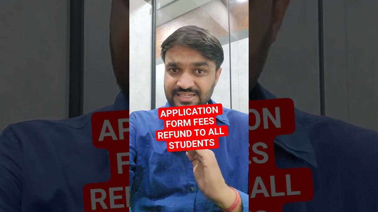 full Application form fees refunded to all Neet-2026 students #neetexam