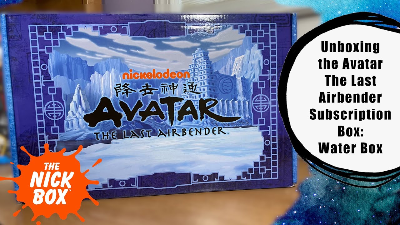 Unboxing the FIRST EVER Avatar: The Last Airbender Subscription Box! Box 1: Water