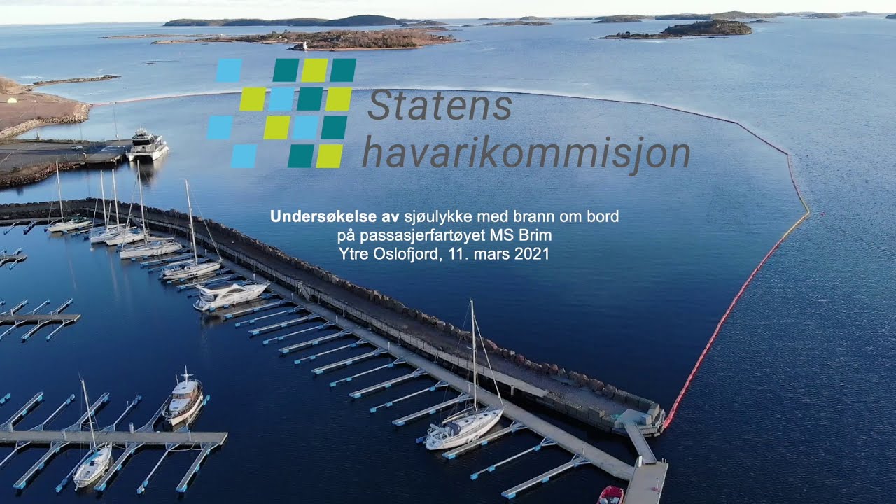 Brann om bord MS BRIM i Oslofjorden, 11. mars 2021