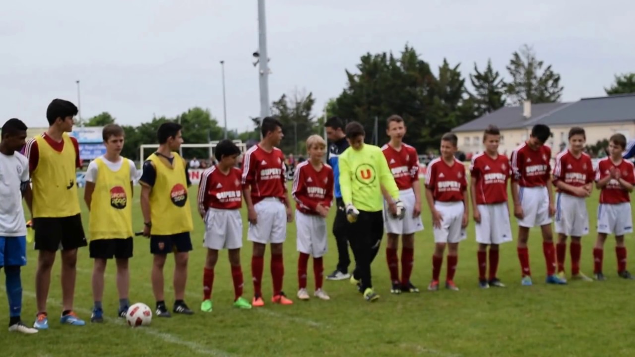 Rentrée et présentation des joueurs finale tournoi de thouars 2016 maël U13