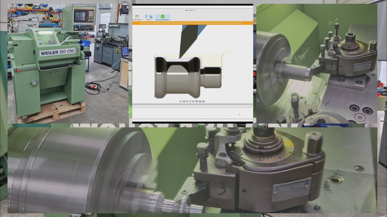 Weiler 120 CNC mit Fusion 360 und Sinumerik 3T