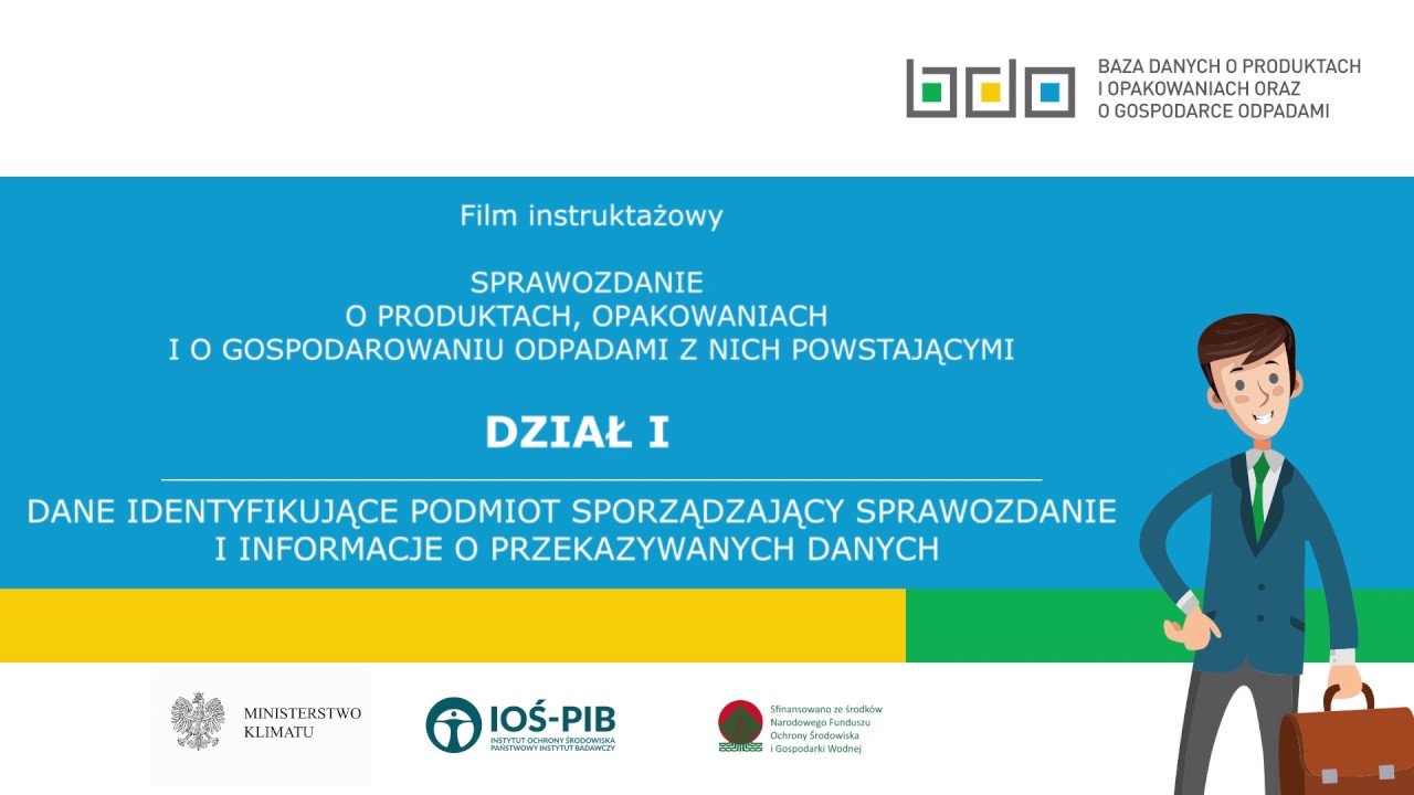 REPORT ON PRODUCTS, PACKAGING AND THE MANAGEMENT OF WASTE RESULTING FROM THEM - SECTION I
