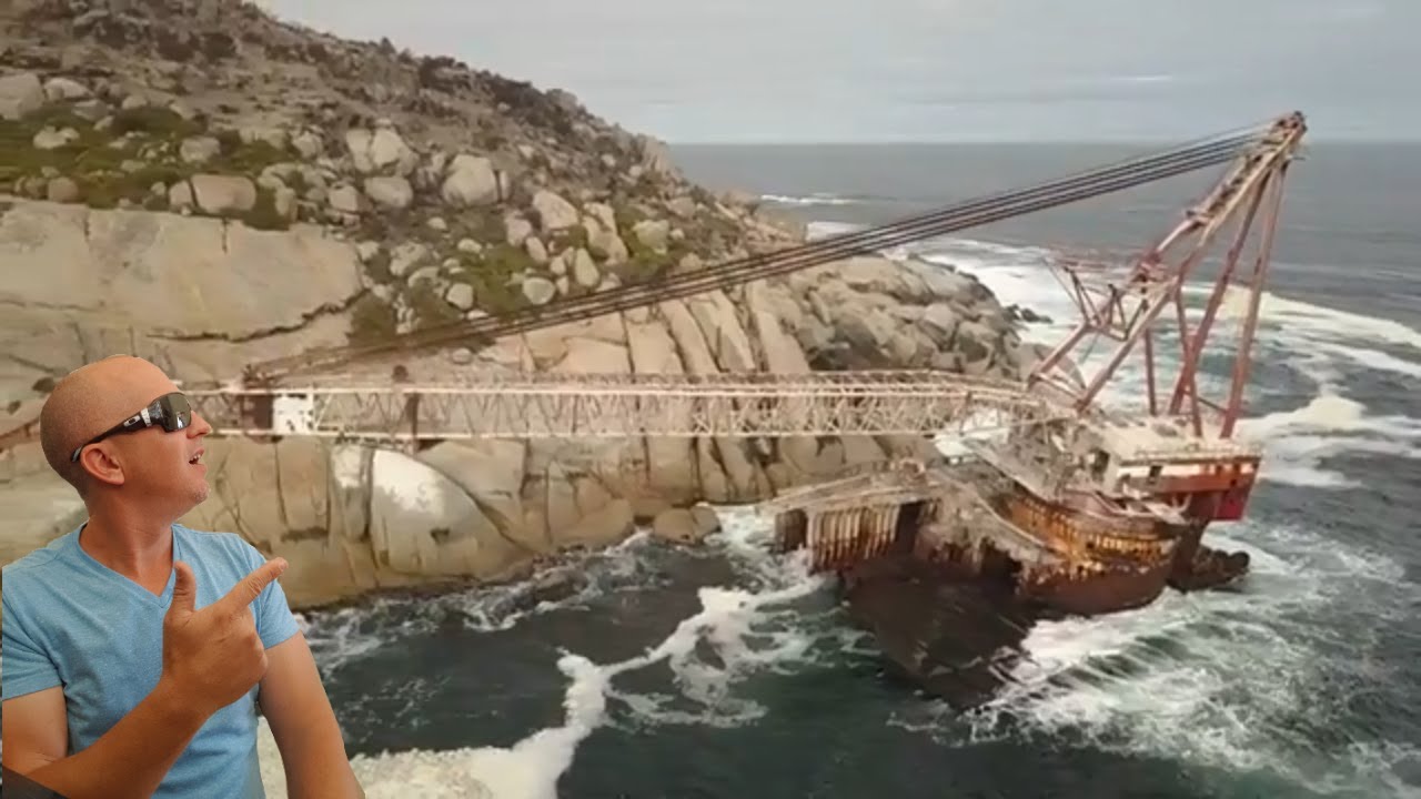 Abandoned Shipwreck in Cape Town