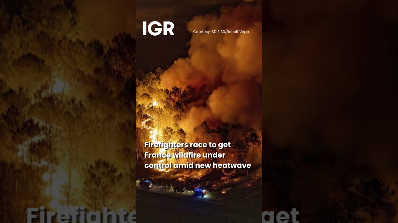 'David vs Goliath': Firefighters Race to Get France Wildfire Under Control | India Global Review