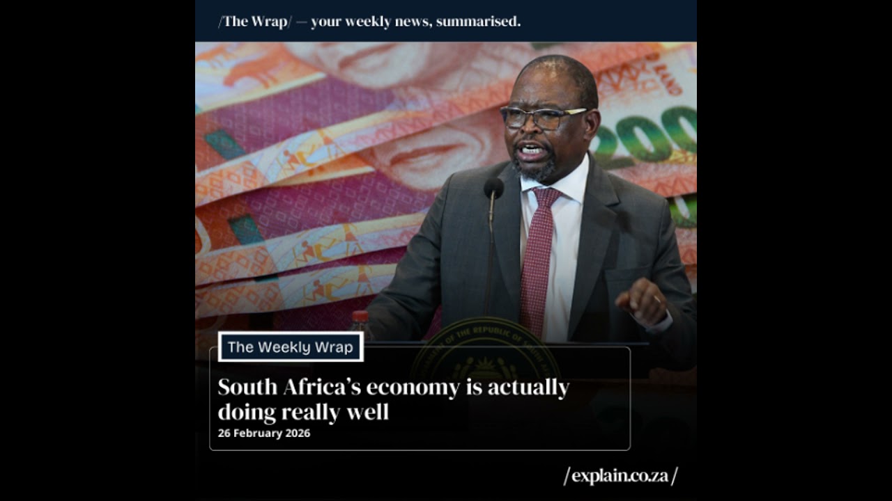 South Africa’s economy is actually doing really well:  26 Feb '26