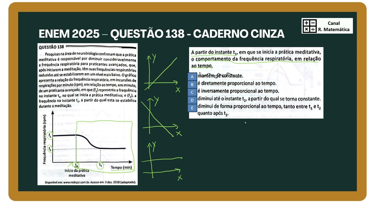 Questão 138 ENEM 2025: Caiu em Proporção! Veja Como Resolver Sem Erro!