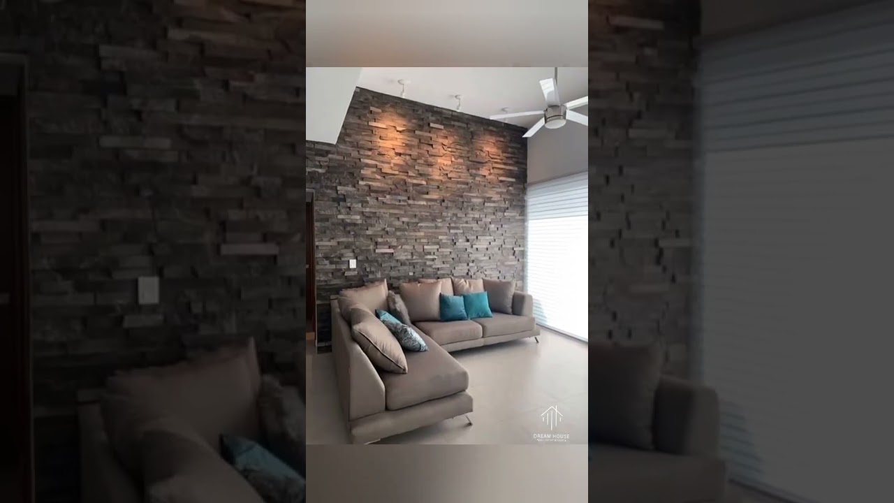Stone Wall Design Ideas 💡 ⬜ ◻️ ◽ #home #house #stonewall #homedecor
